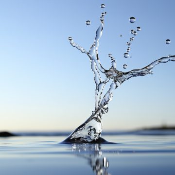 view water drop splash