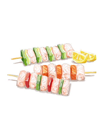 BBQ Pangasius Kebab