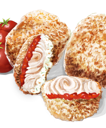 Breaded Fish With Tomato Sauce