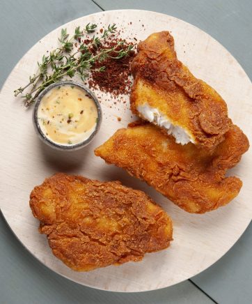 FROZEN PRE FRIED CAJUN FISH PORTION