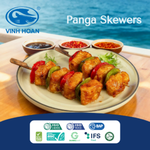 wholesale frozen pangasius fish skewers